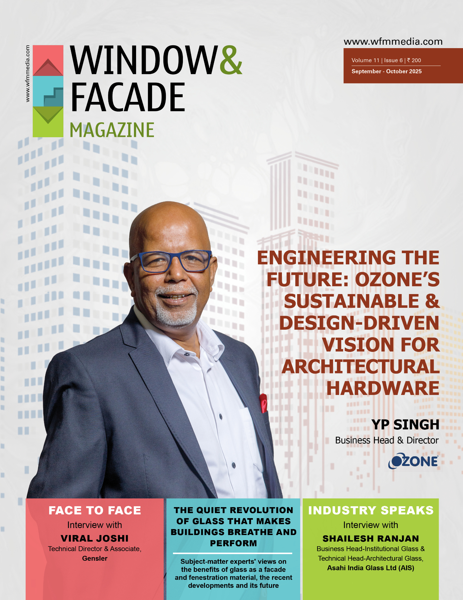 Engineering India's Skylines — Featured in Window & Façade Magazine — cover