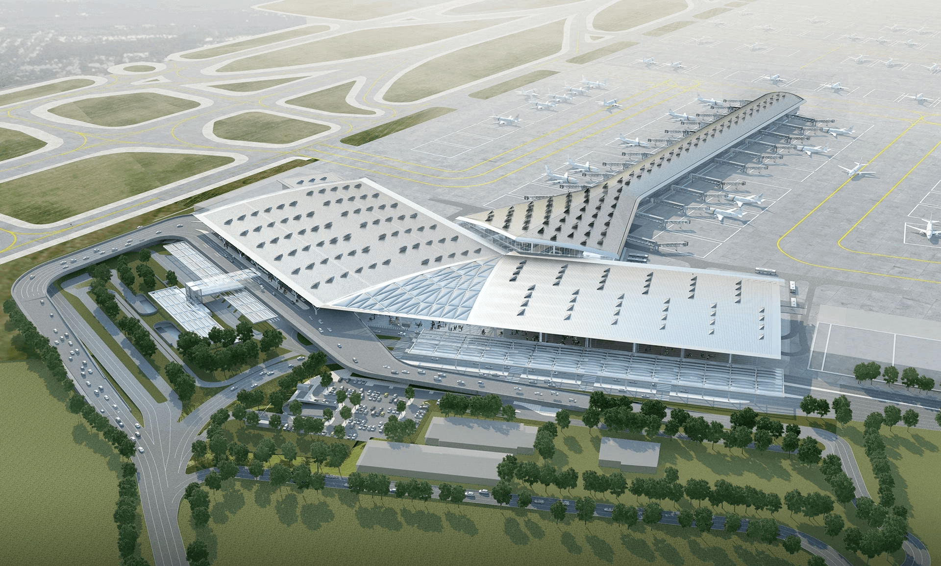 IGI Airport – Others facade by ADI Facades, New Delhi