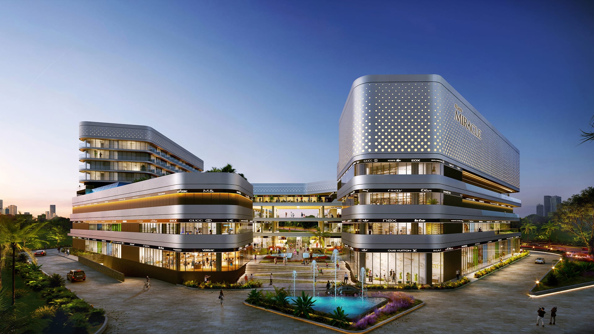 Elan Miracle – Retail & Commercial facade by ADI Facades, Sector-84, Gurgaon