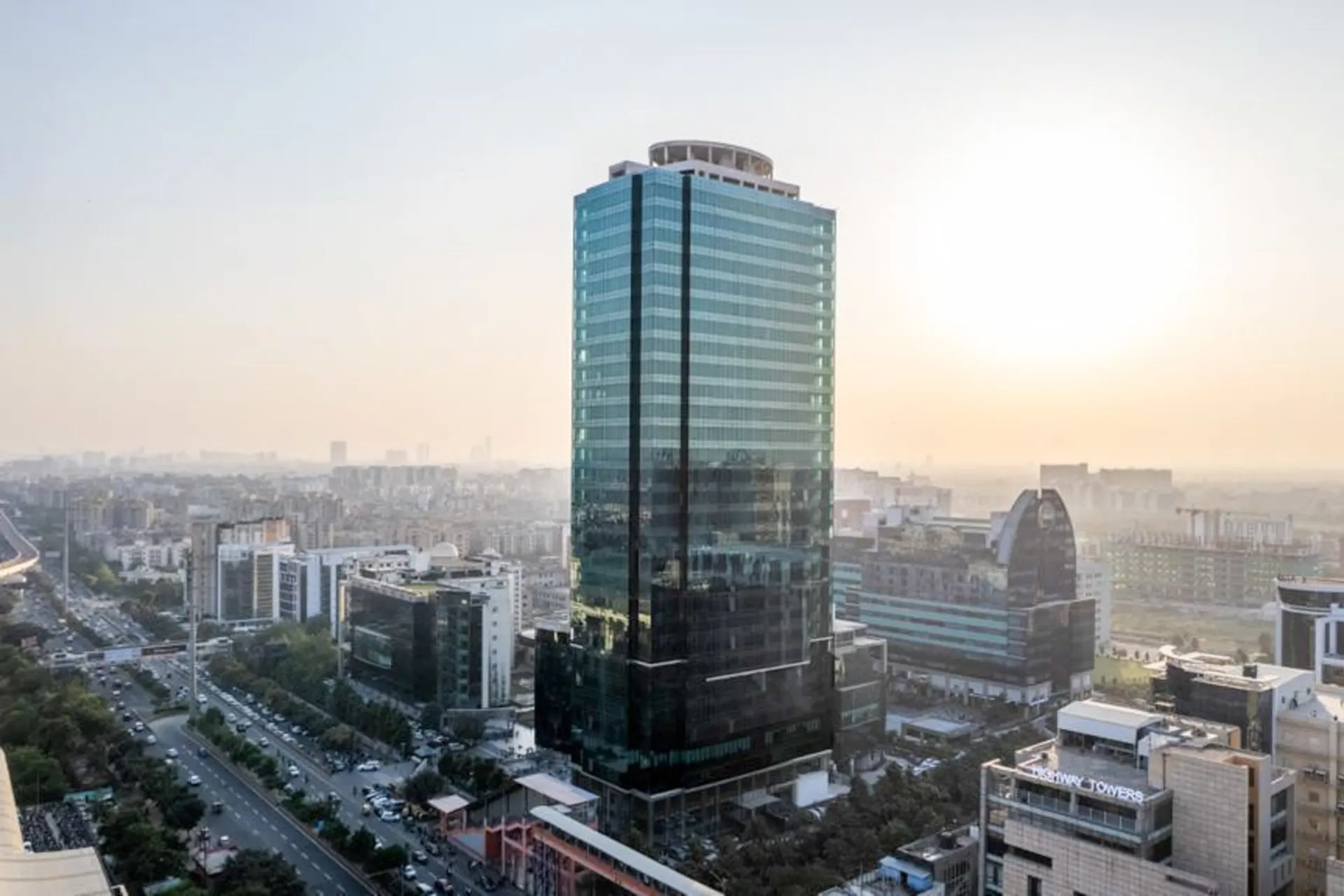 The Iconic Corenthum – Office facade by ADI Facades, Sector-62, Noida