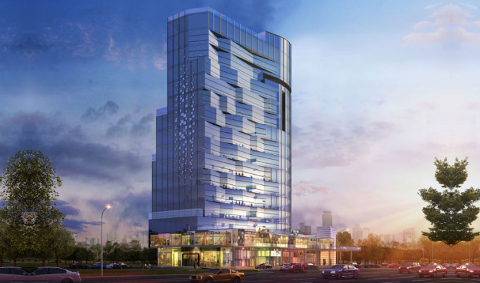 M1 Trade Tower – Retail & Commercial facade by ADI Facades, Sector-37, Faridabad (Haryana)