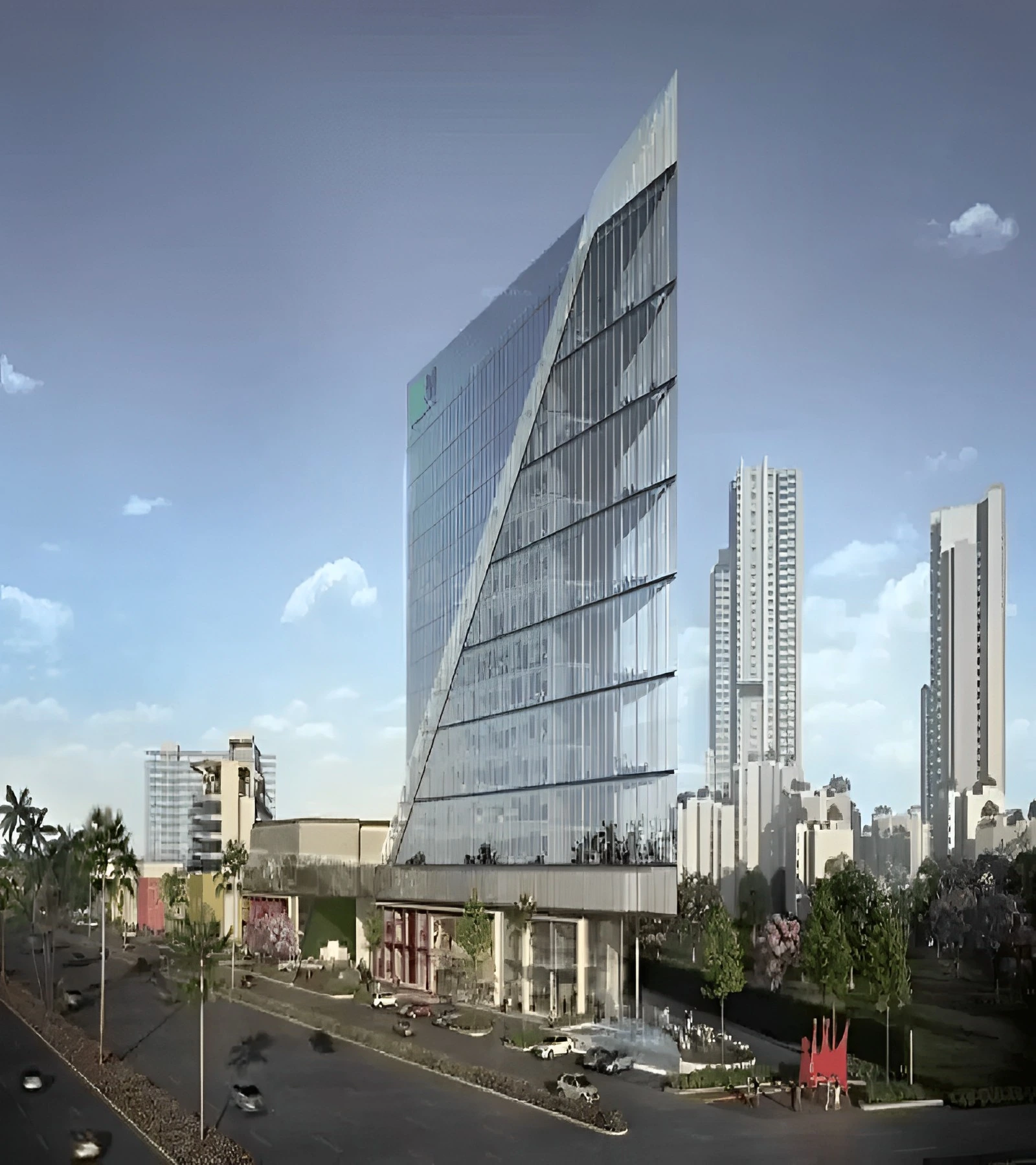 M3M Urbana (Towers 7 & 8) – Retail & Commercial facade by ADI Facades, Sector-67, Gurgaon