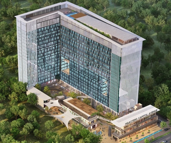 Maasters Capitol Tower – Retail & Commercial facade by ADI Facades, Sector-62, Noida (U.P.)